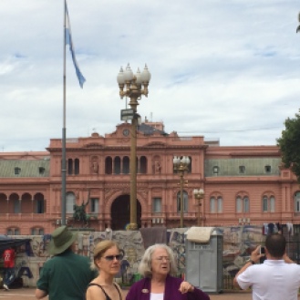 La Casa Rosa is the Argentine equivalent of the White House, except the president does not live there.
