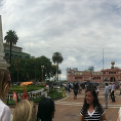 The infamous Plaza de Mayo. As a political science major this was so epic.